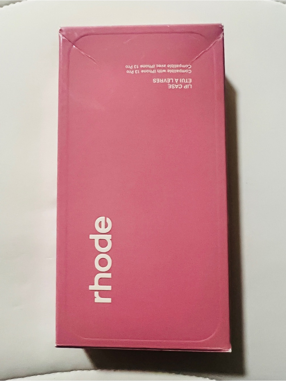 LNIB rhode iPhone 13 Pro Ribbon Peptide Lip Holder Silky Silicone Case - Picture 5 of 14
